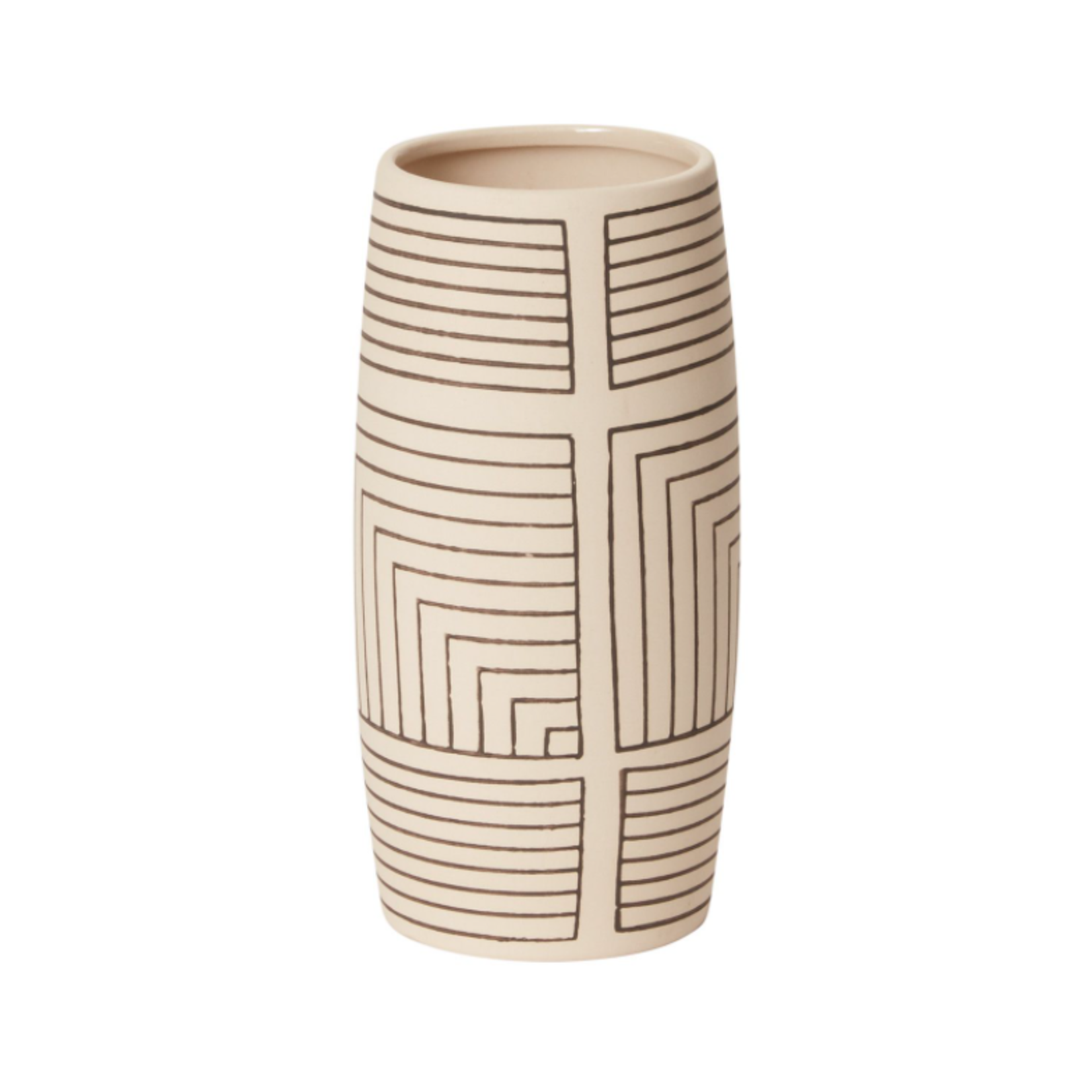 40% off was $15.49 now $9.29.8”H X 3.5” OFF WHITE CERAMIC SEQUENCE VASE