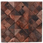 SQ RECYCLED WOOD MOSAIC 12 X 12'', REG $21.99