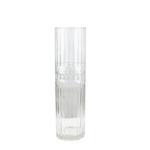 18”H X 5” CLEAR GLASS FLUTED LAYLA VASE
