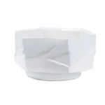 4.5”H X 8.5” X 7.5” WHITER CERAMIC ASTRO PLANTER 50% off was $24 now $12.