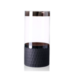 40% off was $21 now $12.59. 12"H X 4.5” CLEAR AND SMOKED CYLINDER 91130