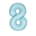 34" MATTE BLUE FOIL BALLOON NUMBER- 8