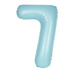 34" BLUE MATTE BALLOON #7