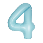 34" MATTE BLUE BALLOON # 4