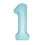 34" MATTE BLUE BALLOON # 1