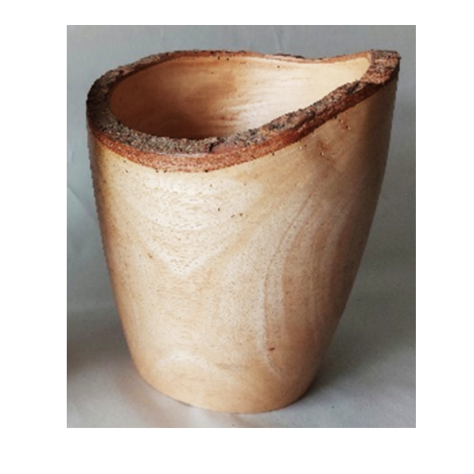 6.5"H X 6” WOOD CONTAINER