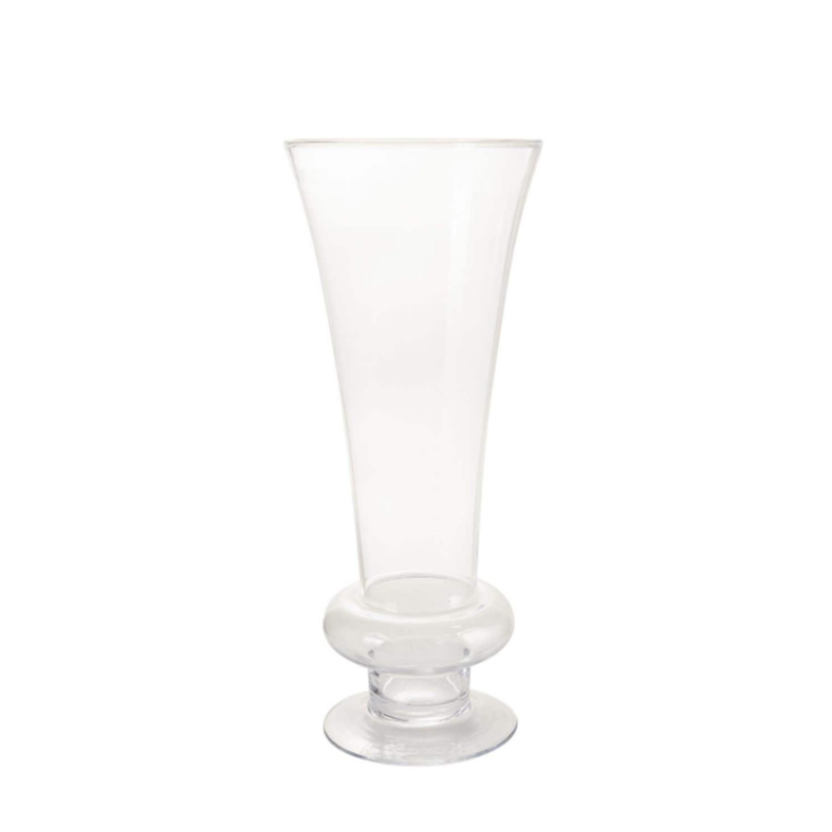 40% off was $114 now $68.39. 23.5”H X 9.75” GLASS CENTERPIECE DARIO VASE