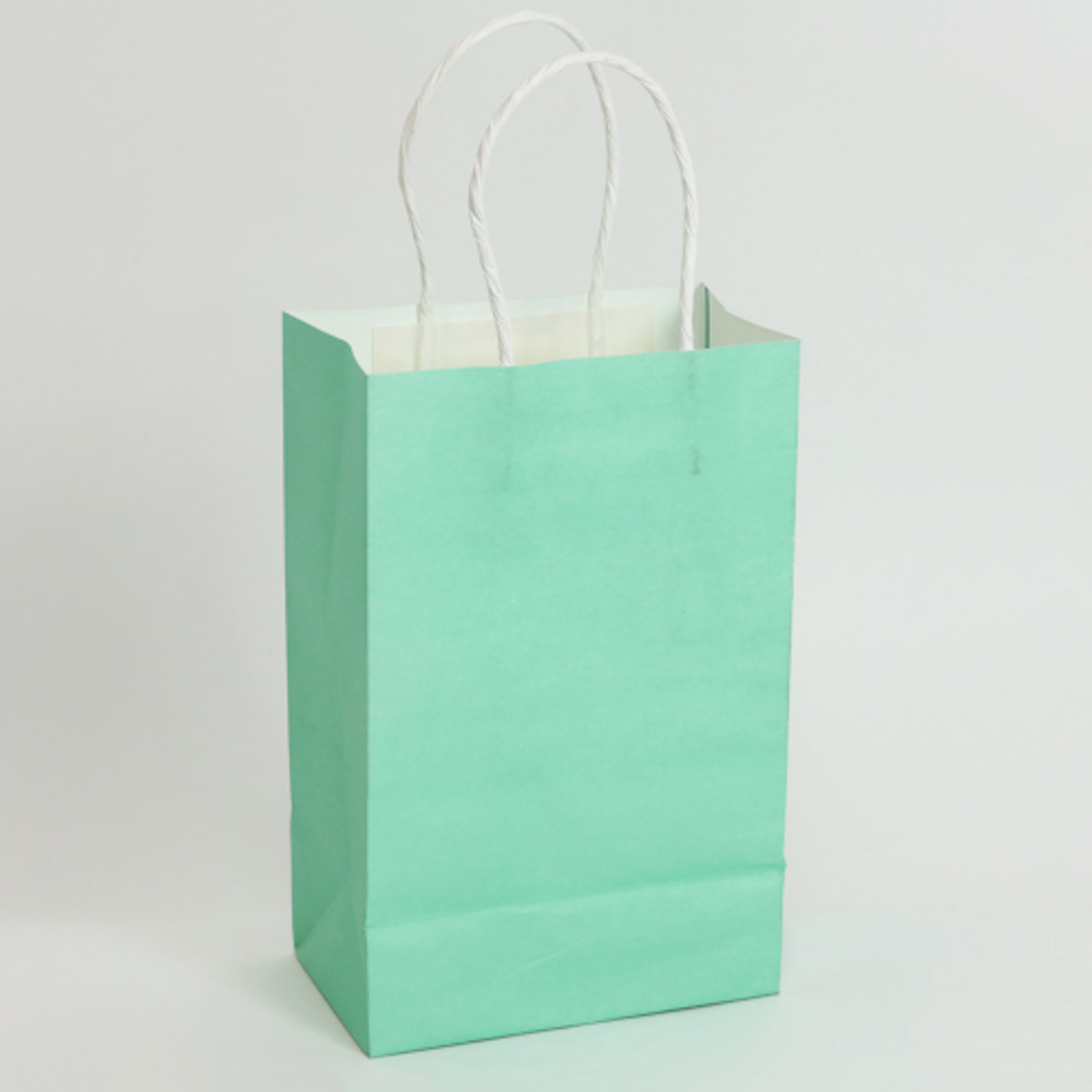 AQUA PAPER TREAT BAG 5.25"X8.25"X3.25"
