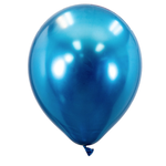 5'' BLUE CHROME BALLOON, 50 PIECES