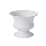 5”H X 6.25” WHITE METAL SIDNEY URN