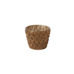 2.25”H X 3” GOLD GLASS CRISTAL VOTIVE 50% off was $5.80 now $2.89