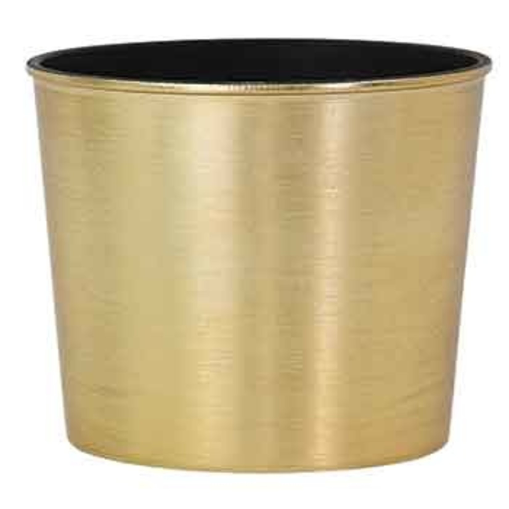 4.5”H X 4.75” GOLD PLASTIC TAPERED CYLINDER