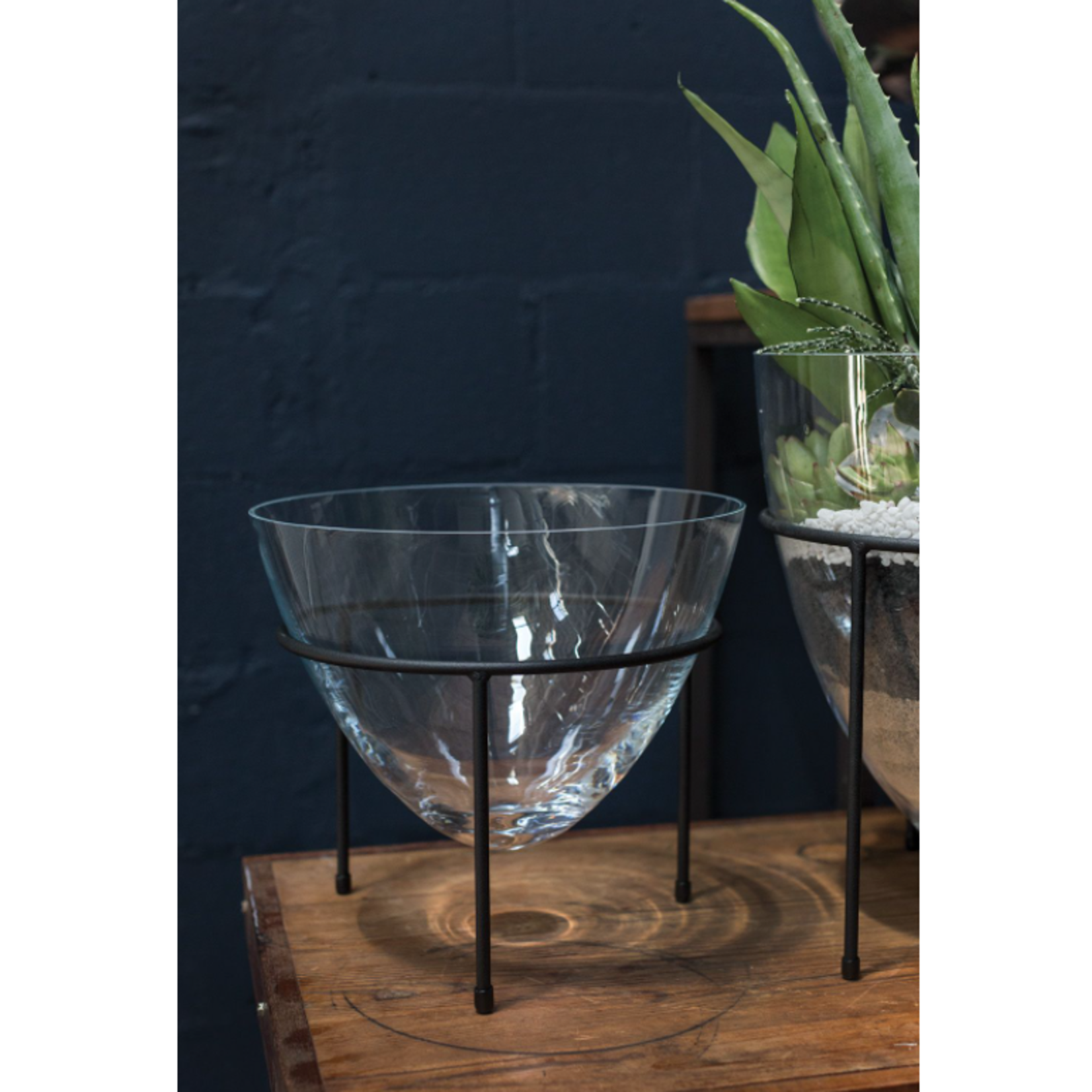 50% off was $92 now $46.00, 11”H X 12.25” GLASS ZILLA STAND