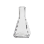 50% off was 11 now $5.50, 6”H X 3” GLASS CHICORY BUDVASE