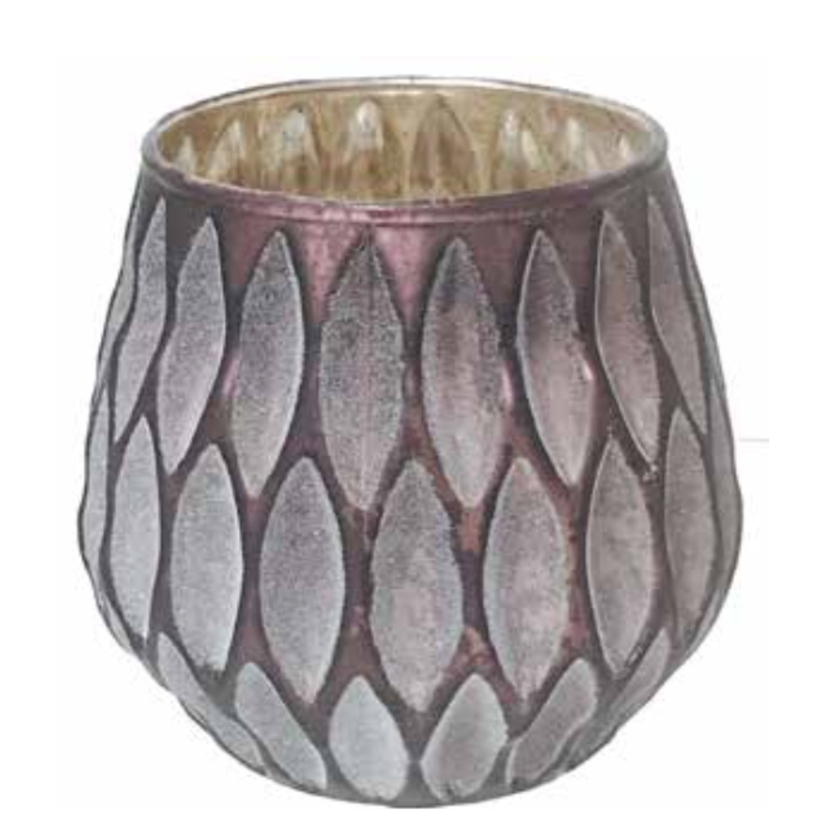 50% off was $8.99 now $4.49.  5” SMOKED FROSTED DIMPLE VOTIVE