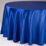 120” ROYAL BLUE ROUND SATIN TABLE CLOTH 1PC PER PACK