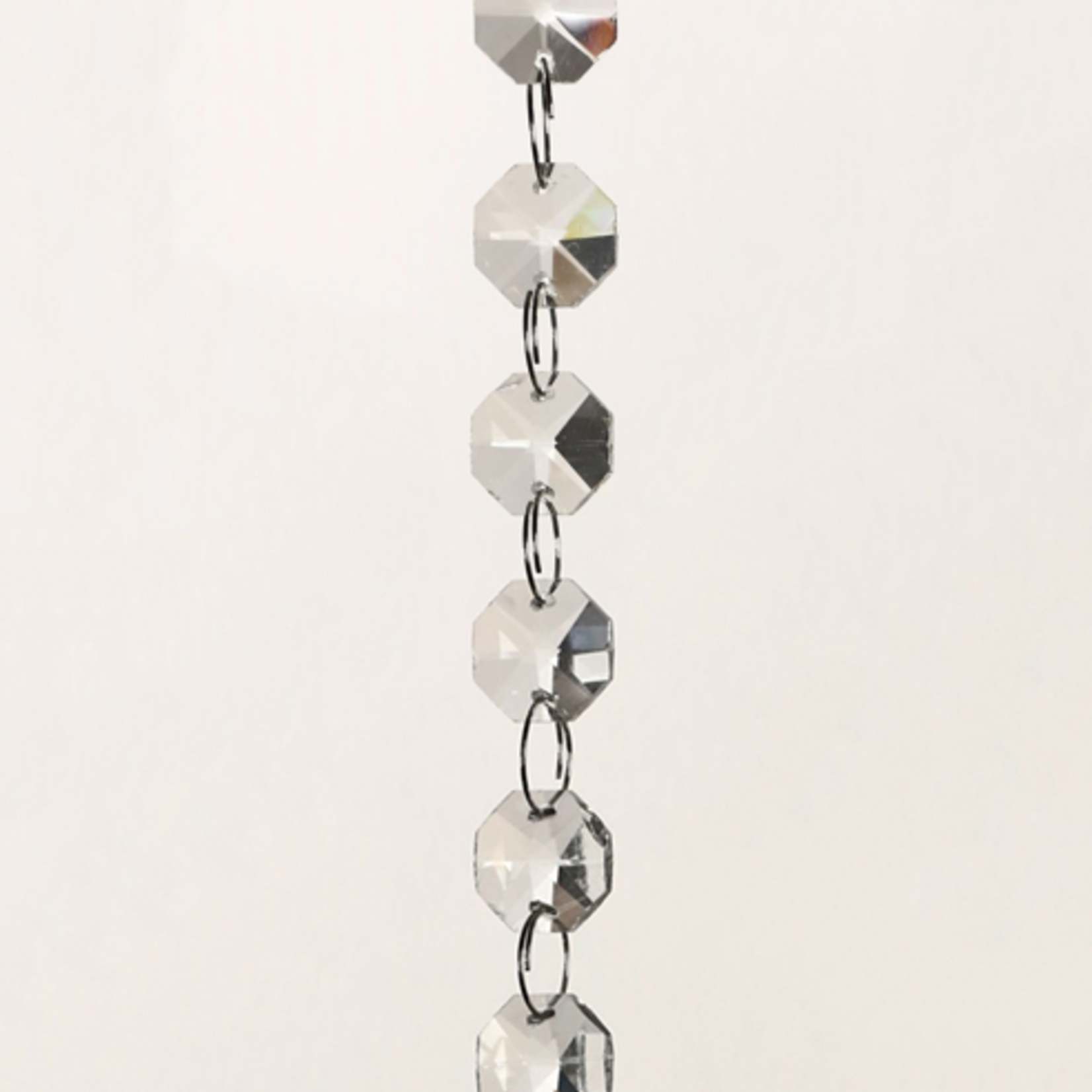16MM OCTAGON CRYSTAL STRAND 8 FT LONG, reg $21.99