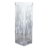 40% off was $9 now $5.39. 10’H X 3” X 3” ETCH TALL GLASS VASE WITH SQUARE OPENING