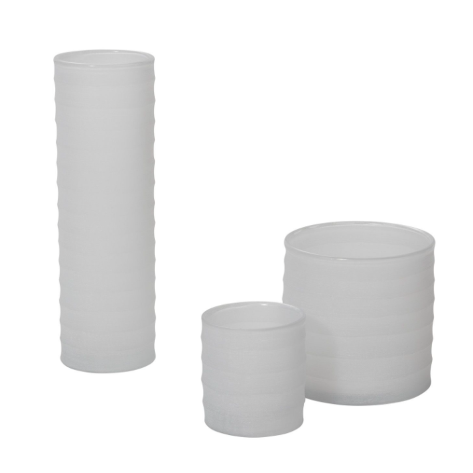 40% off was $29 now $17.39. 12.5”H X 4.25” WHITE FROSTED GLASS KYRENIA VASE