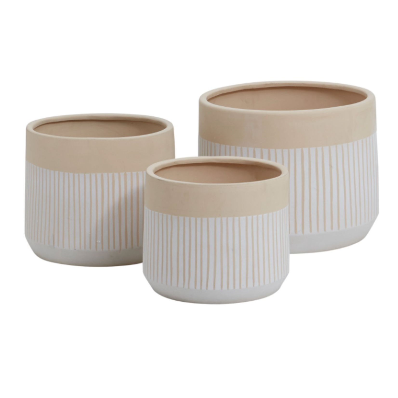 40% off was $170 now $101.99. 15.5”H X 19” WHITE/TAN CERAMIC AVELINE POT