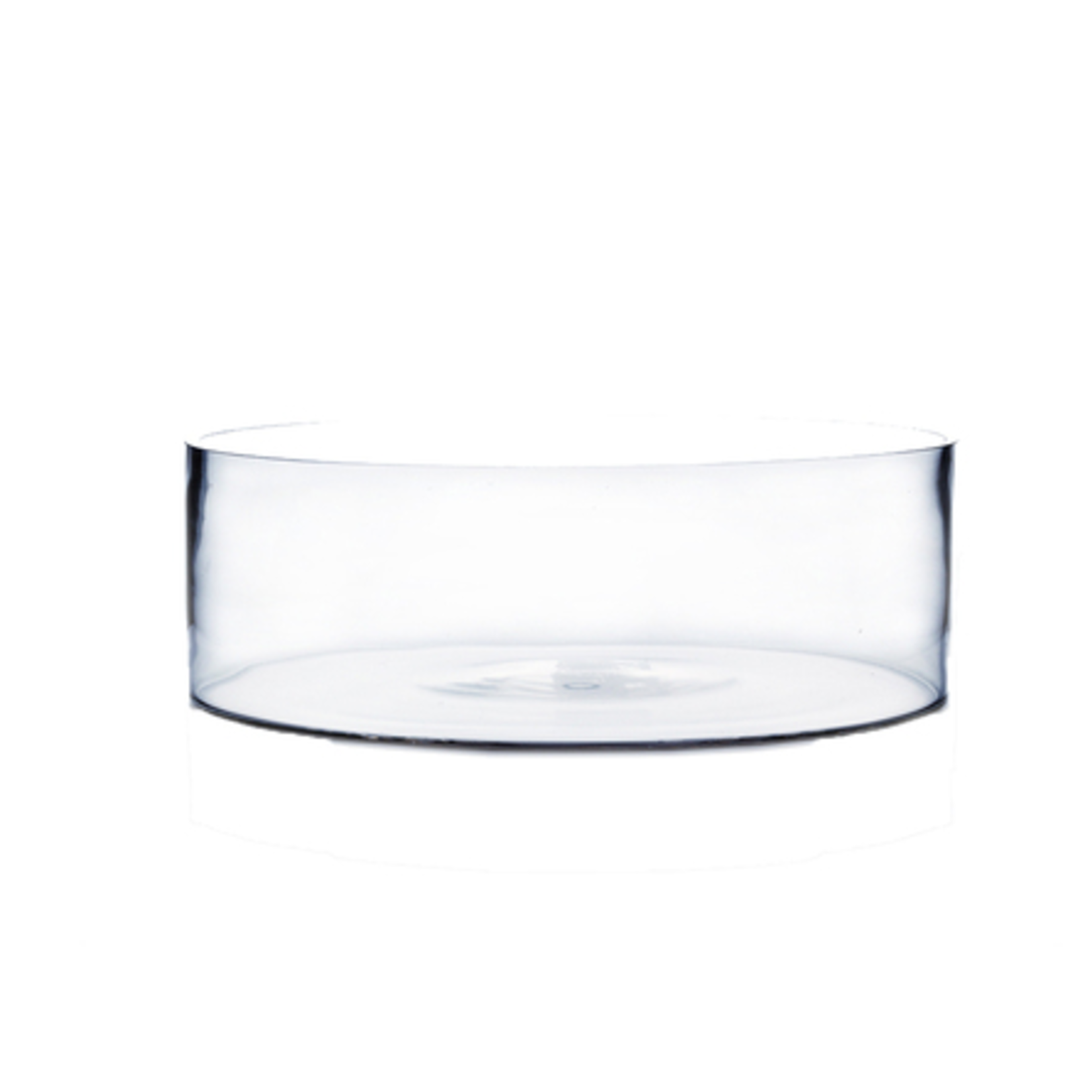 5"H X 15"D CLEAR GLASS LOW CYLINDER