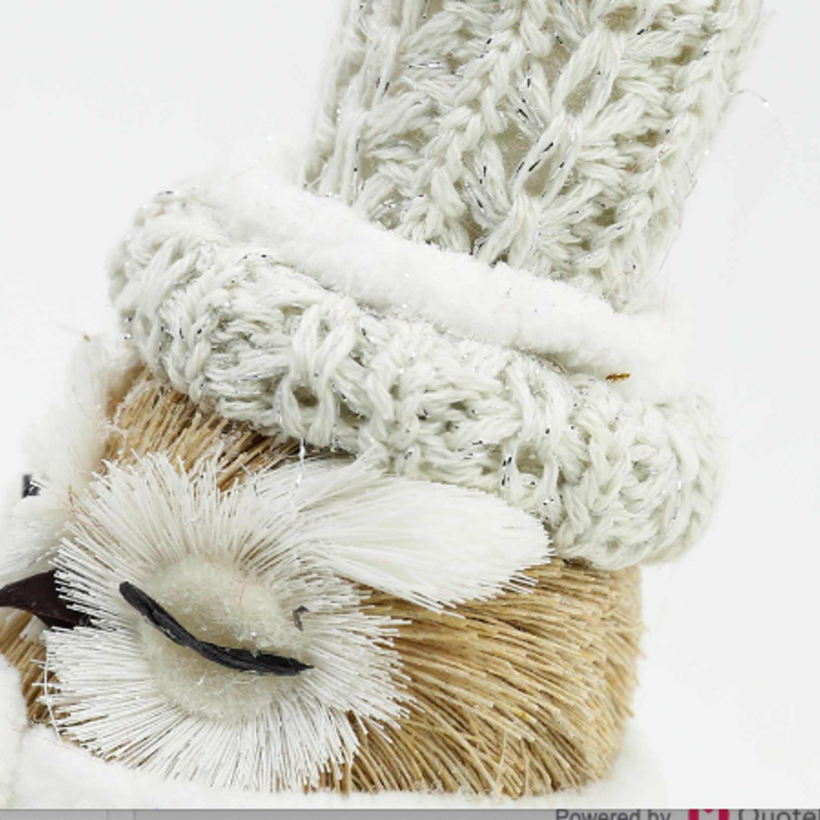 6.25”H X 4” X 4” CHRISTMAS SNOWL OWLS, reg $9.99