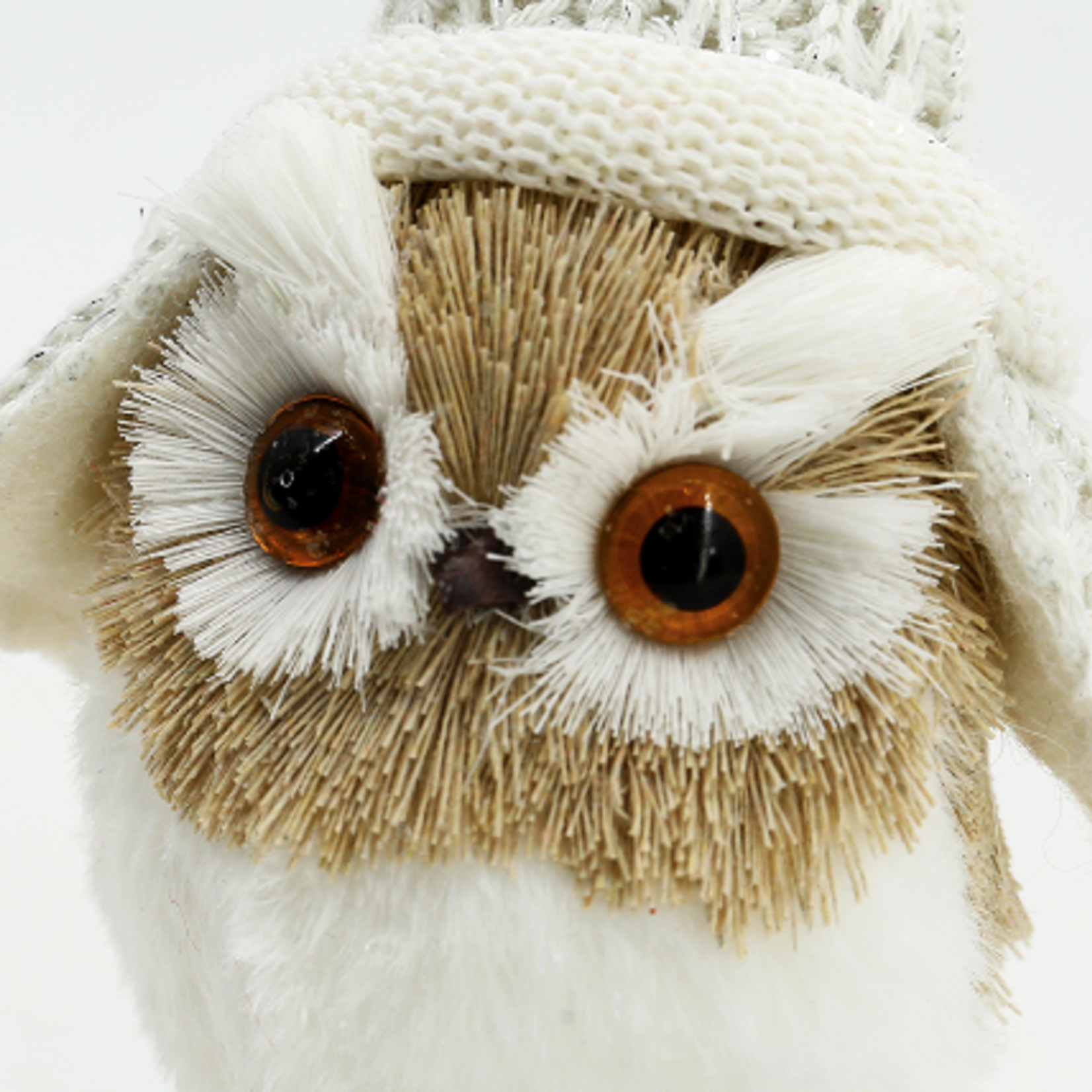 6.25”H X 4” X 4” CHRISTMAS SNOWL OWLS, reg $9.99