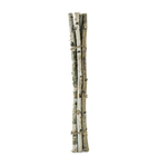 48”H X 1.6” BIRCH WOOD STICKS (5 STICKS PER PACK)
