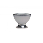 40% off was $25 now $15. 8”H X 9.5”L X 5”W CERAMIC OVAL COMPOTE VASE SILVER
