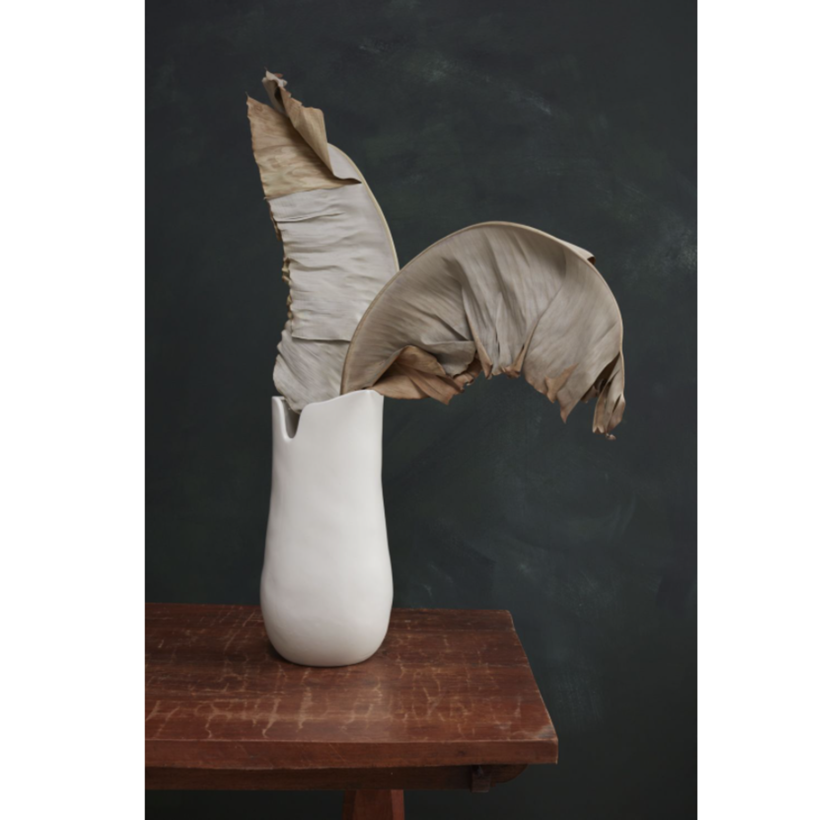 45% off wax $95.69 now $52.61. 19.75”H X 9.75” OFF-WHITE CERAMIC CALDERA VASE