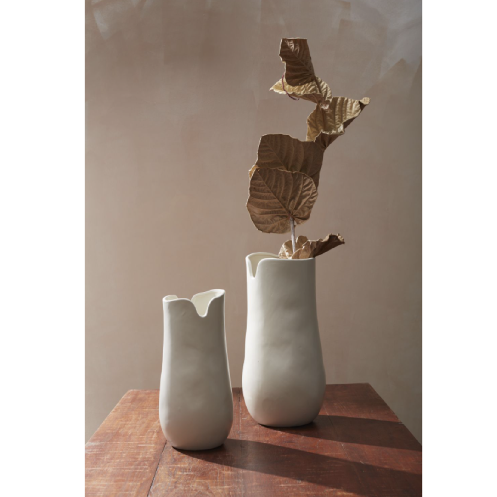 45% off wax $95.69 now $52.61. 19.75”H X 9.75” OFF-WHITE CERAMIC CALDERA VASE