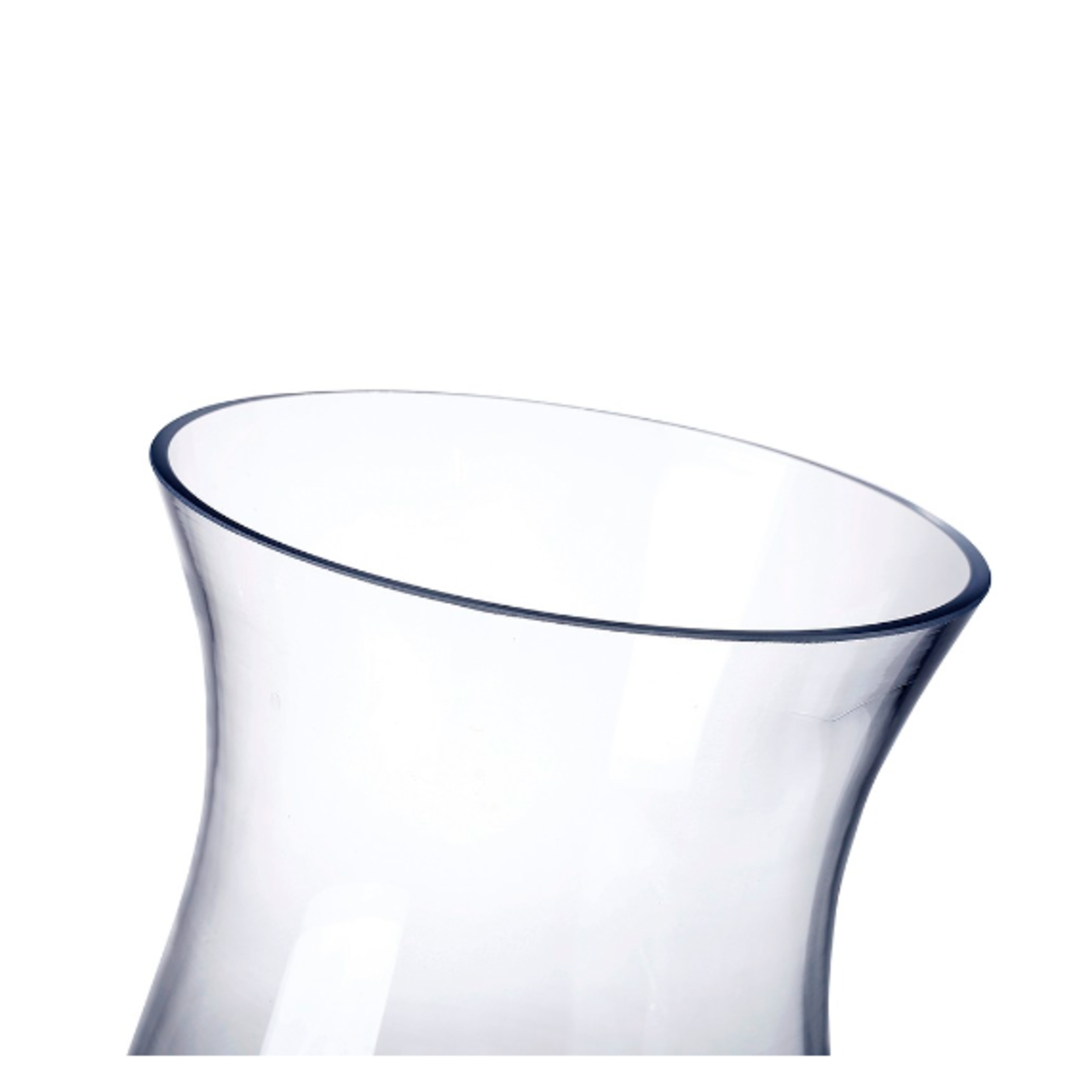 8”H X 4.5” GLASS PEDESTAL HURRICANE VASE