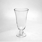 11”H X 5.5” GLASS PEDESTAL URN