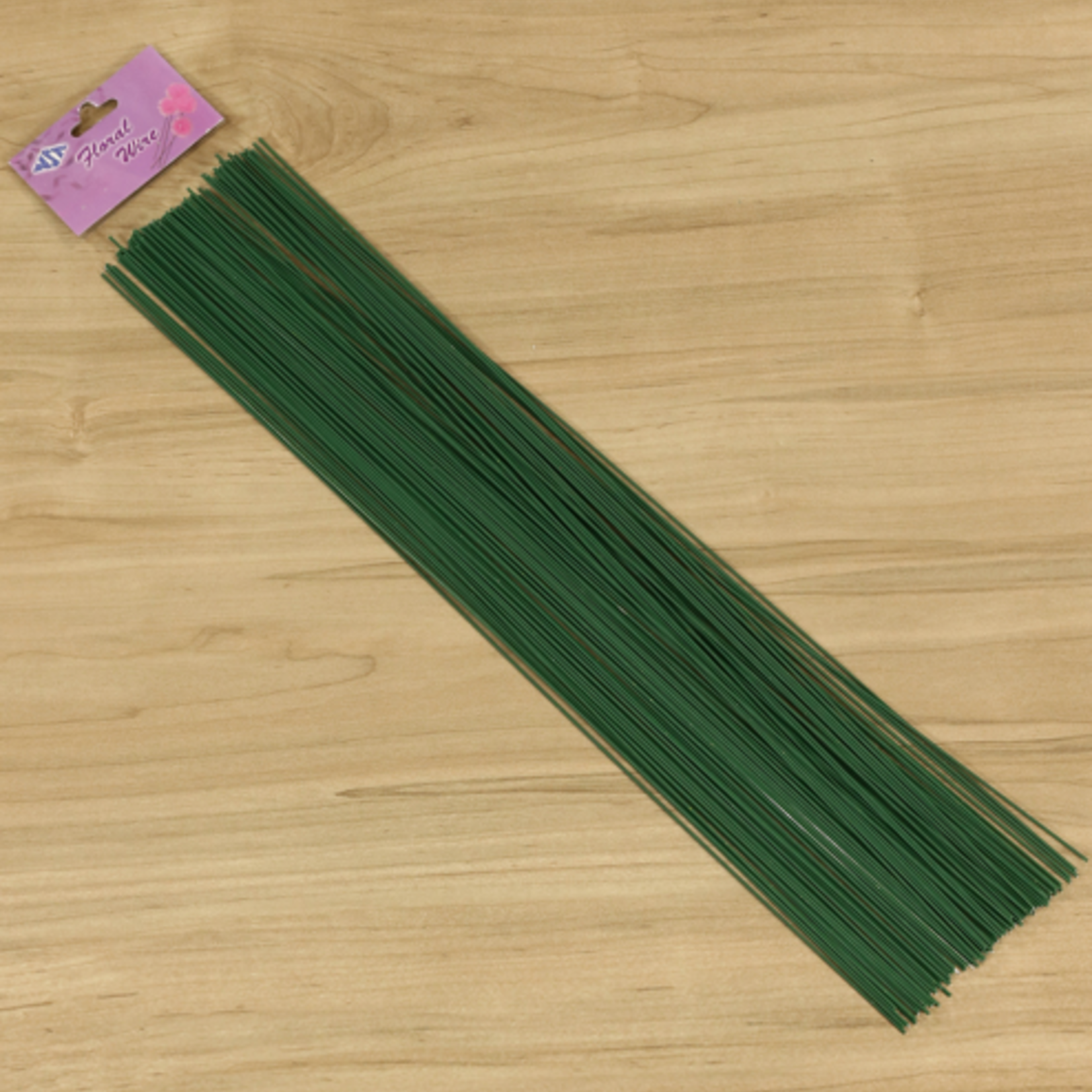 18” 18G GREEN FLORAL WIRE 100PCS PER PACK