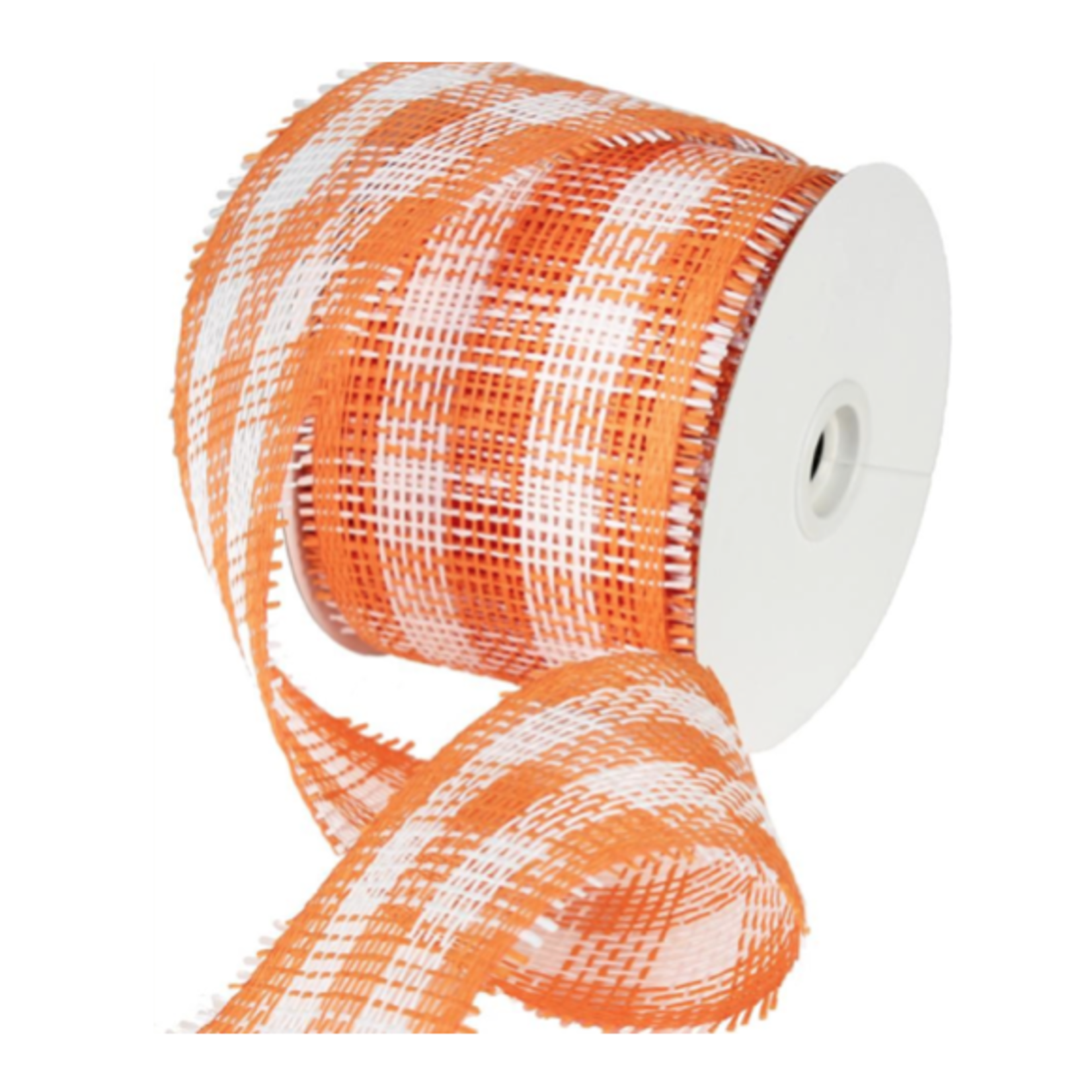 4" X 20YD WOVEN CHECK MESH ORANGE/WHT, reg $8.99