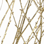 3.5' - 4' BIRCH BRANCH SPARKLE GOLD, 4-5 STEMS