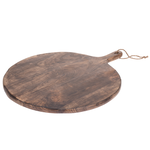 20” X 16”  BROWN WOOD CHARTREUSE CHEESE BOARD