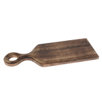 15” X 5.5” BROWN WOOD CHARTREUSE CHEESE BOARD