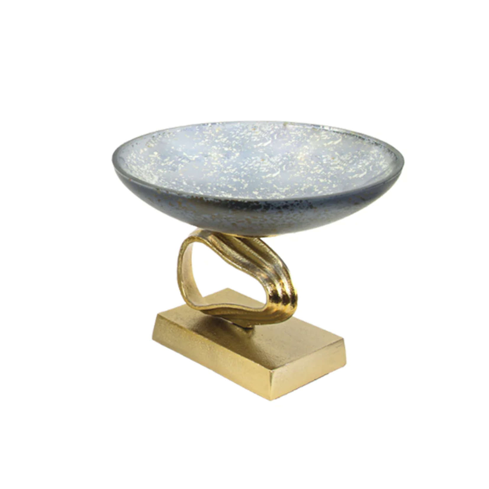 50% off was $85 now $42.50. 7.75”H X 10” GLAM GLASS WITH CHAMPAGNE STAND