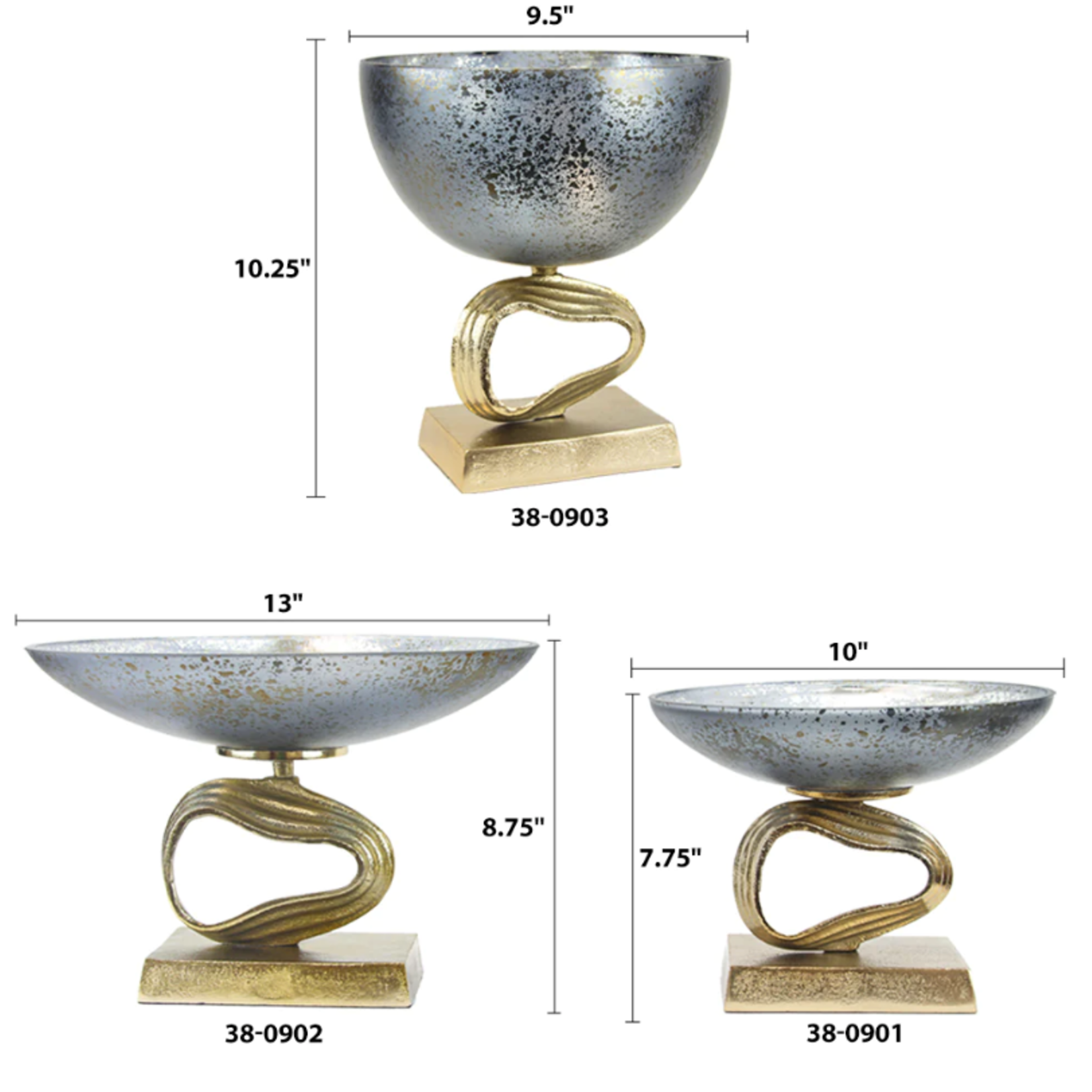 50% off was $130 now $$65. 8.75”H X 13” GLAM GLASS WITH CHAMPAGNE STAND