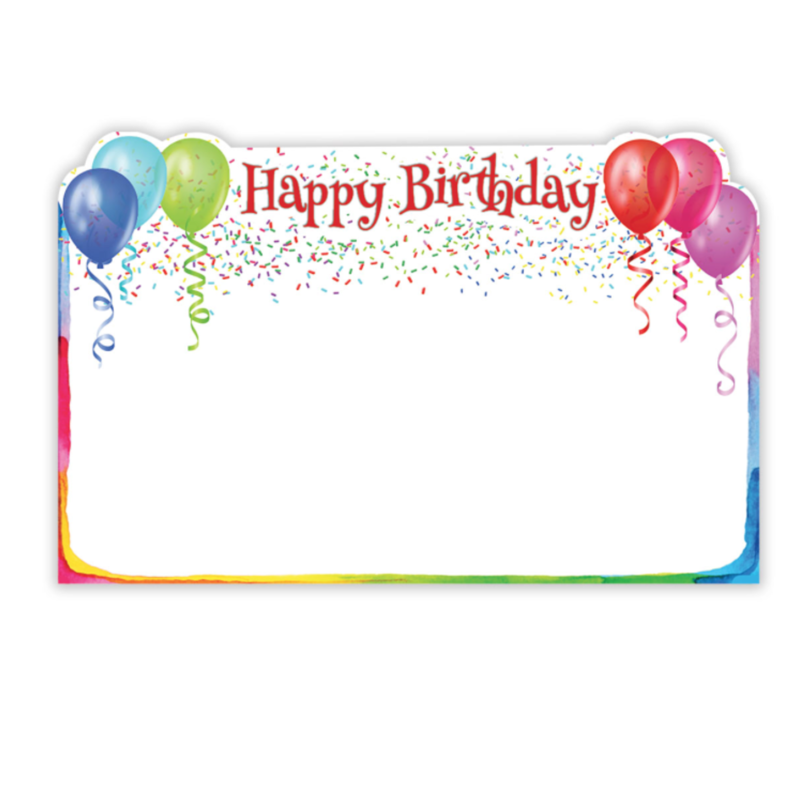 "HAPPY BIRTHDAY"  CAPRI CARD, BALLOONS