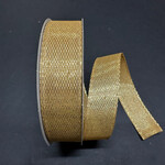 1.5: X 50 YDSGOLD WOVEN METALLIC RIBBON, reg $16.99