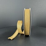 5/8" X 10 YDS GOLD WIRED GLITTER RIBBON