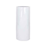 10”H X 5” MATTE WHITE CERAMIC CYLINDER