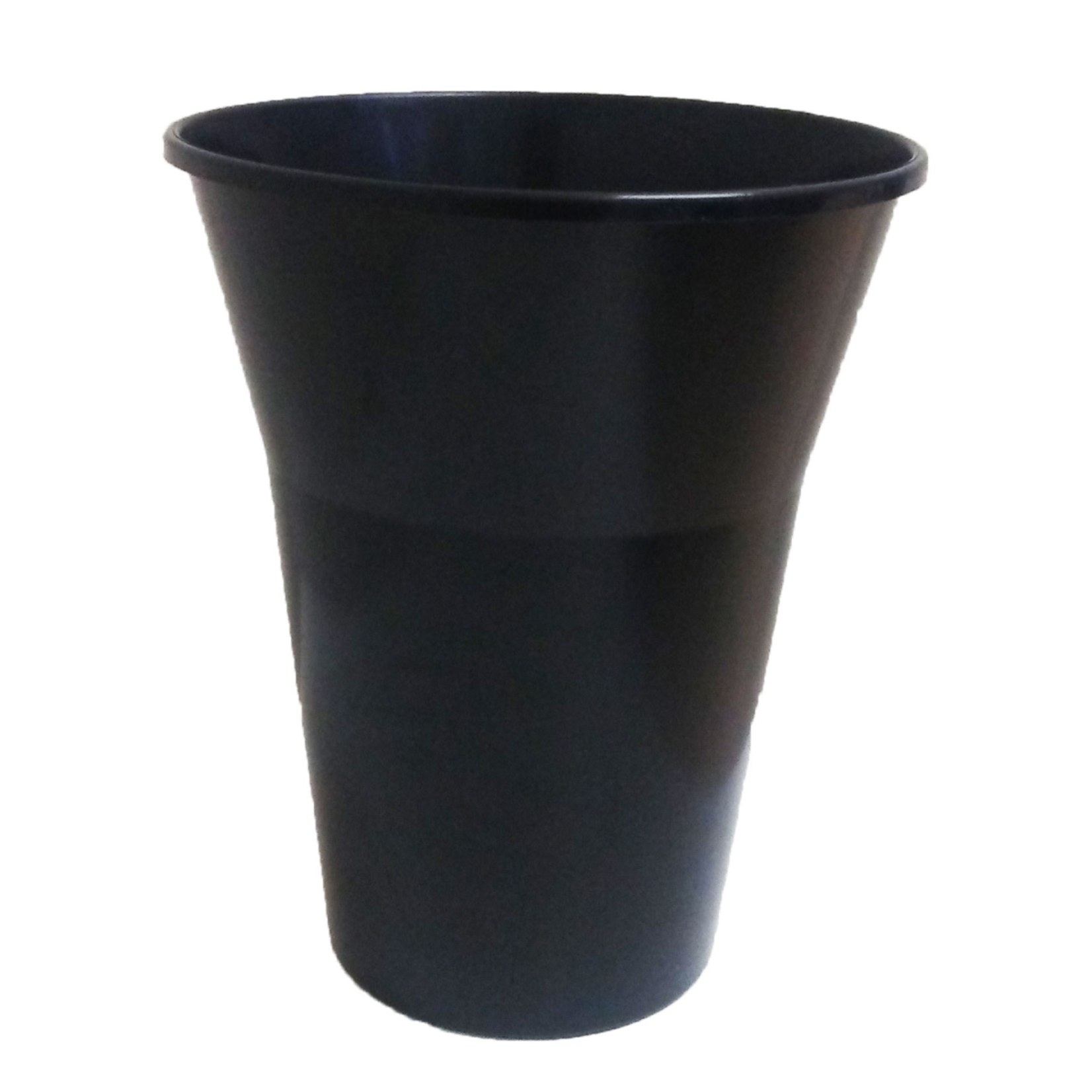 Black CONE Bucket (5 LITER, 10.5"h x bottom 5", top 8.25")