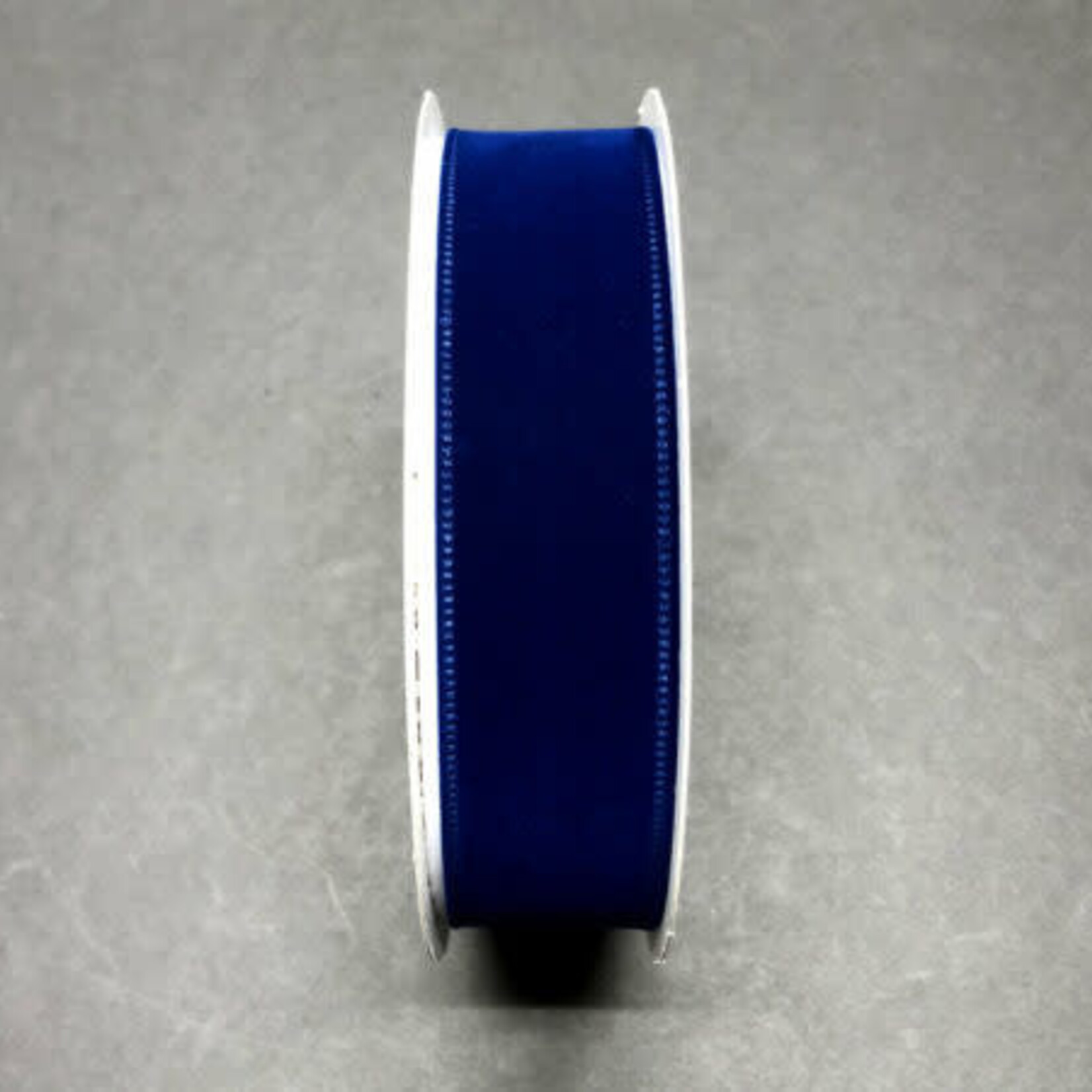 1.5" X 50 YDS COBALT BLUE VELVET RIBBON, reg $17.99