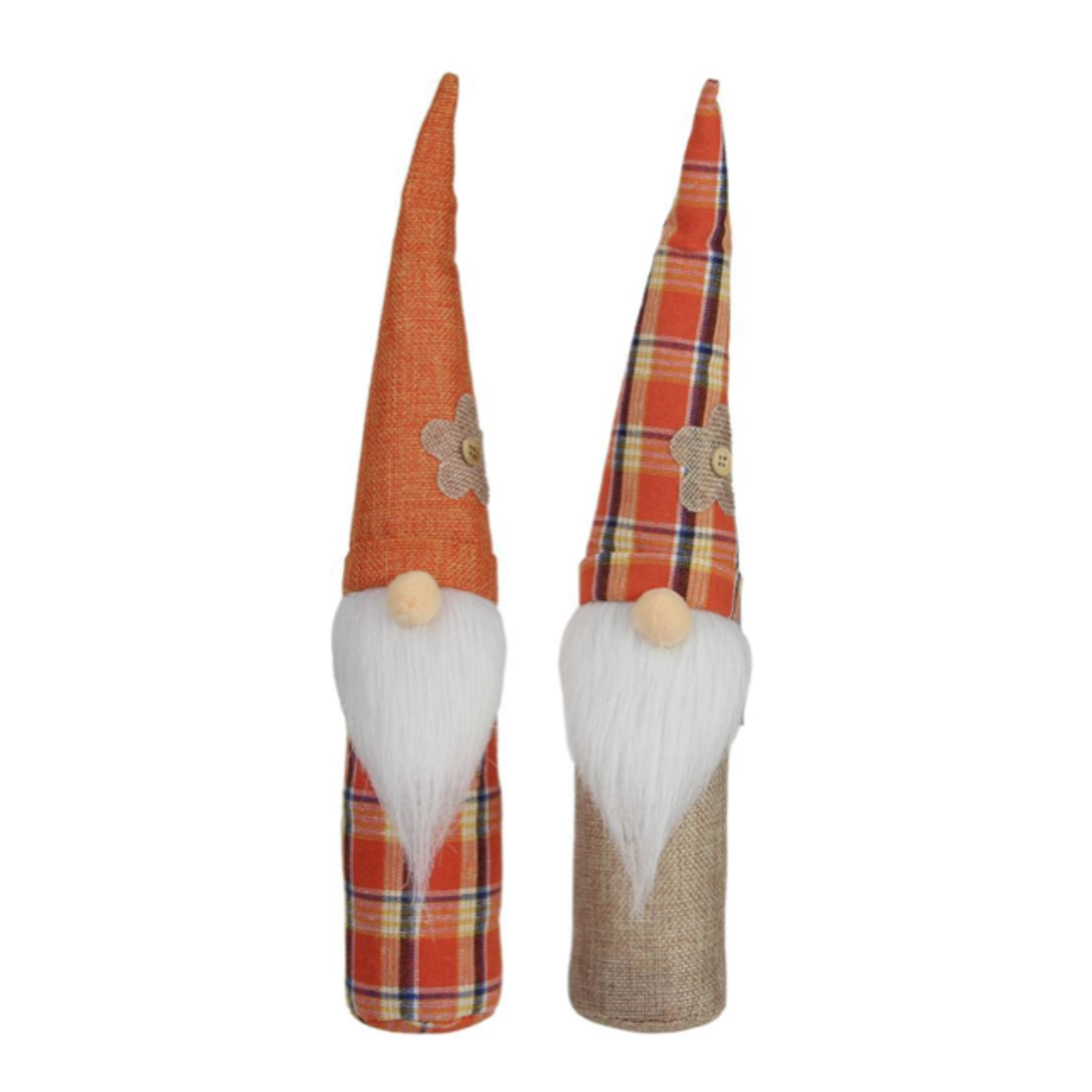 13" BURLAP STANDING GNOME