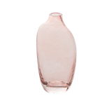 5.75”H X 2.25” PINK GLASS BRIELLE BUDVASE
