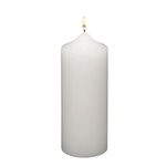 8”H X 2.8”D WHITE PILLAR CANDLE