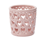 40% off was $23.50 now $14.09. 7” X 7” PINK CERAMIC CHERISHED HEARTS ORCHID POT
